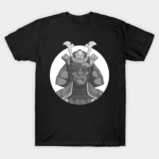 japan samurai white T-Shirt